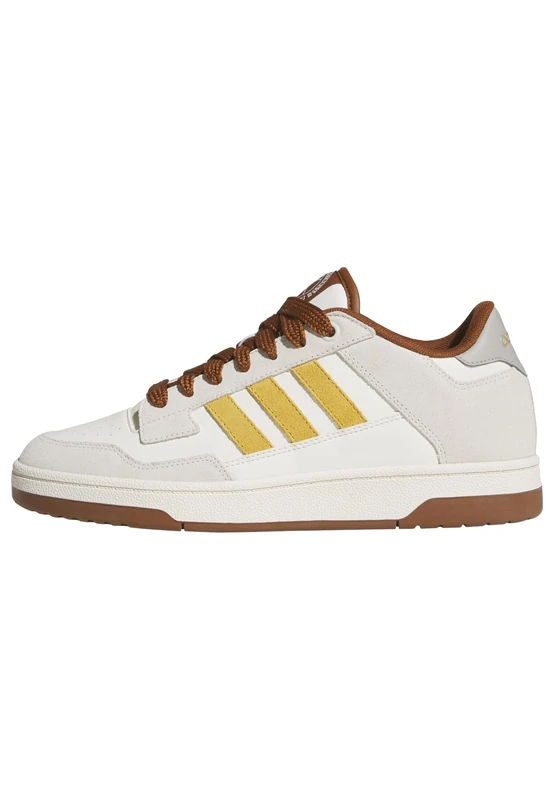 adidas Unisex Rapid Court Low, FTWR White/preloved Yellow/Dusky Bronze, 5 UK
