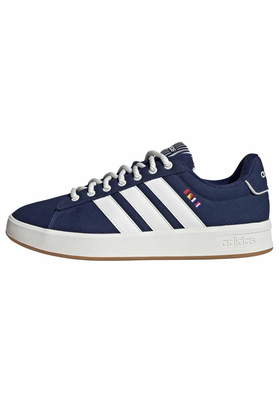 adidas Men's Grand Court 3.0 Shoes, Dark Blue/core white/GUM10, 10.5 UK
