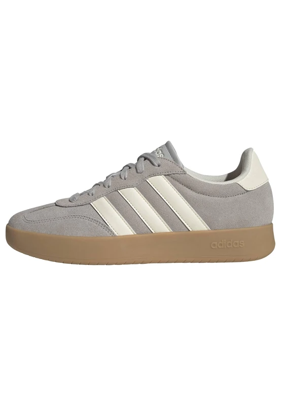 adidas Men's BARREDA Shoes, Grey Two/Cream White/Gum 3, 4 UK