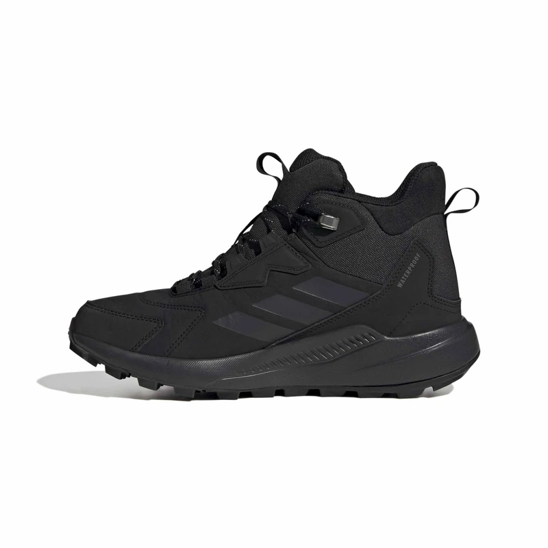 adidas Women's Terrex Anylander Leather Mid Climaproof Hiking Shoes, core Black/Carbon/Grey Four, 7 UK