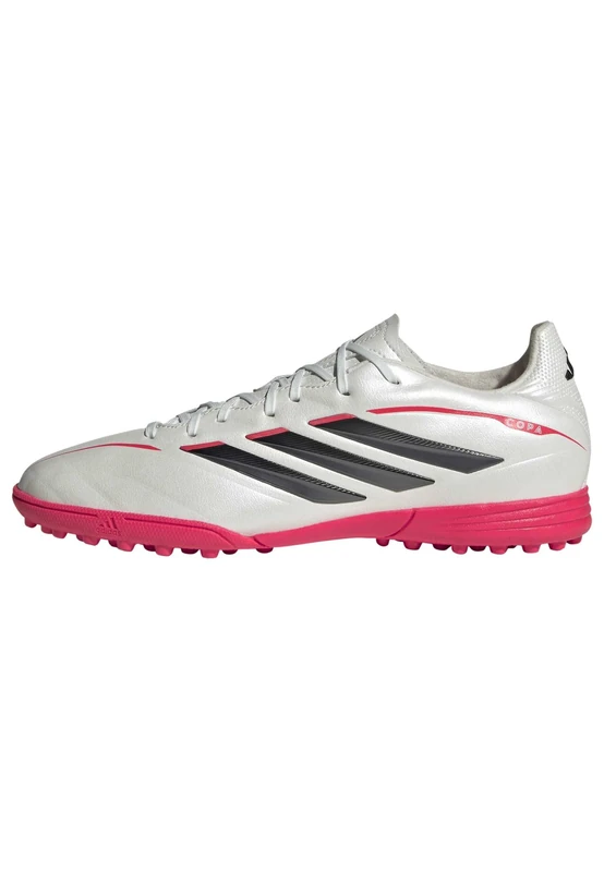 adidas Unisex Kids COPA Pure IV League Turf Football Shoes Kids, Zero met./core Black/Lucid red, 10.5 UK Child