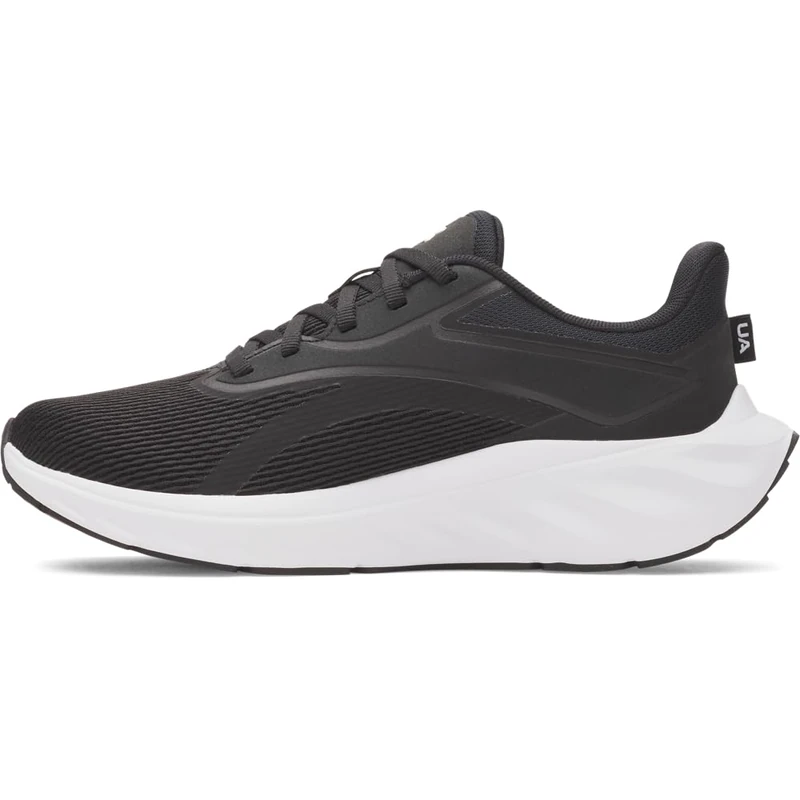 Under Armour UA W Ascend - Low - Sneakers - Black/Black/White - Size: 3