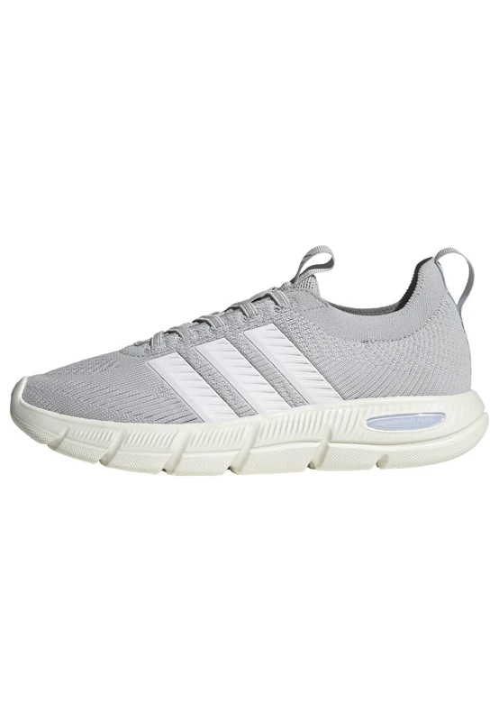 adidas Women's Cloudfoam Flex Elastic Laces Shoes, LGH Solid Grey/FTWR White/Halo Blue, 9 UK - Image 1