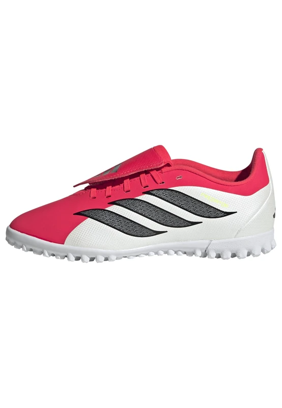 adidas Unisex Club Fold-Over Tongue Turf Football Shoes Kids, Lucid red/core Black/FTWR White, 10.5 UK Child