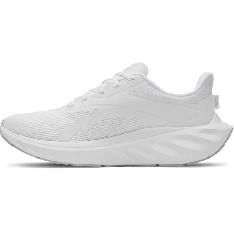 Under Armour UA W Ascend - Low - Sneakers - White/White/Halo Gray - Size: 8.5