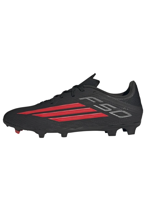 adidas Unisex F50 League Firm Ground/Multi Ground Football Boots, core Black/Lucid red/core Black, 4 UK