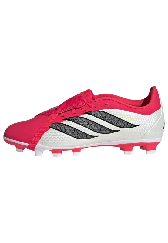 adidas Unisex Club Fold-Over Tongue Firm Ground/Multi Ground Football Boots Kids, Lucid red/core Black/FTWR White, 2 UK