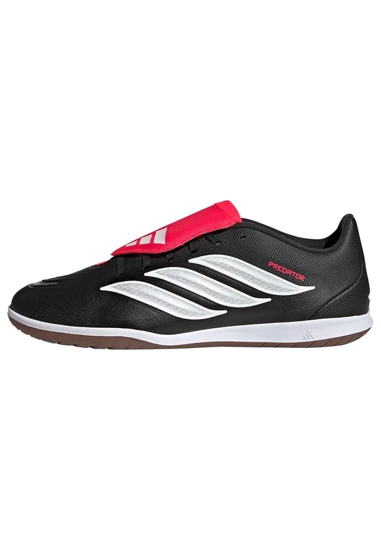 adidas Unisex Predator Club Sala Fold-Over Tongue Indoor Football Shoes, core Black/FTWR White/Lucid red, 11 UK