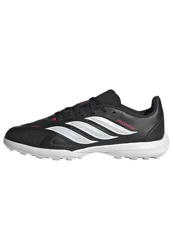 adidas Unisex League Turf Football Kids Shoes, Core Black/FTWR White/Lucid Red, 4 UK