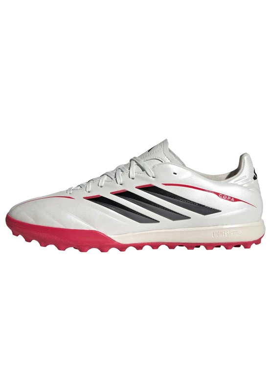 adidas Unisex COPA Pure IV League Turf Football Shoes, Zero met./core Black/Lucid red, 8.5 UK