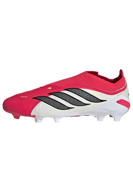 adidas Unisex League Laceless Firm Ground Football Boots Kids, Lucid red/core Black/FTWR White, 11.5 UK Child