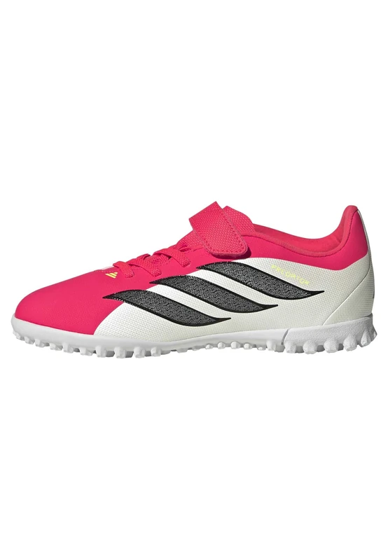 adidas Unisex Club Hook-and-Loop Turf Football Shoes Kids, Lucid red/core Black/FTWR White, 4.5 UK