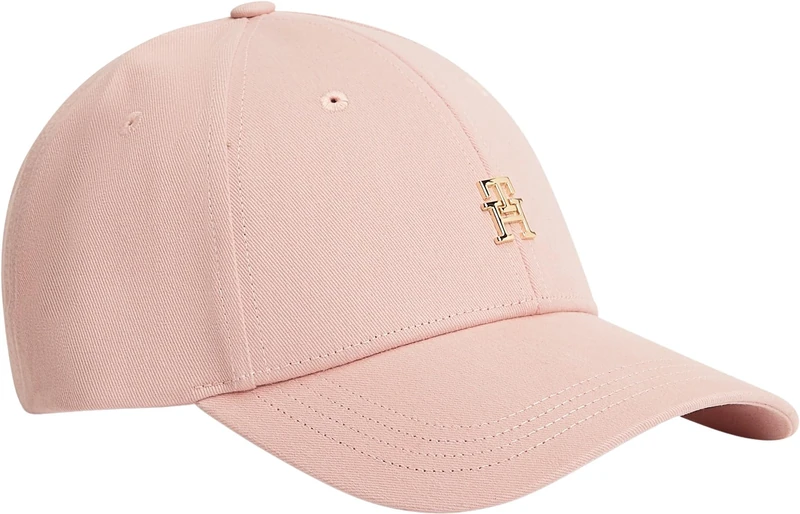Tommy Hilfiger Women's Th Elevated Chic Cap Aw0Aw17631 Cap, Pink, One Size - Image 1