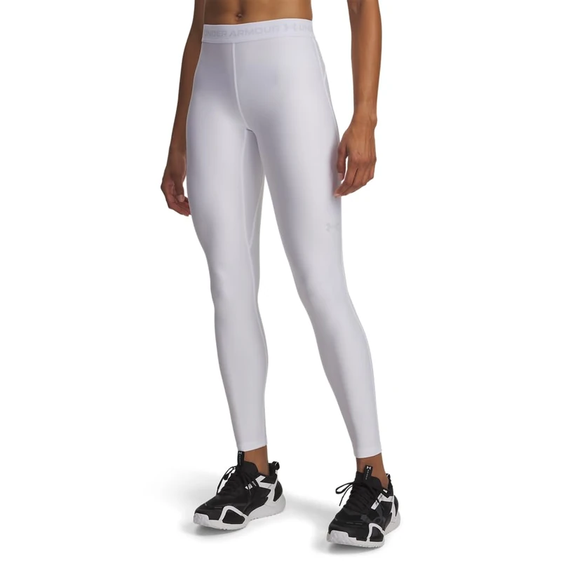 Under Armour UA HeatGear Legging - White / / Halo Gray - MD
