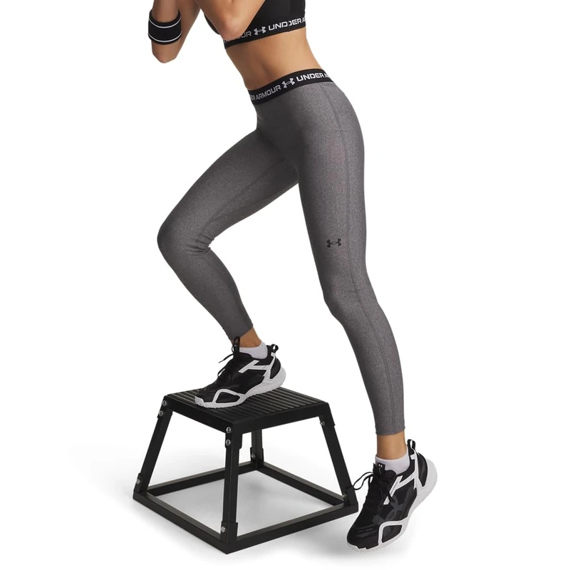 Under Armour UA HeatGear Legging - Charcoal Light Heather / / Black - XL