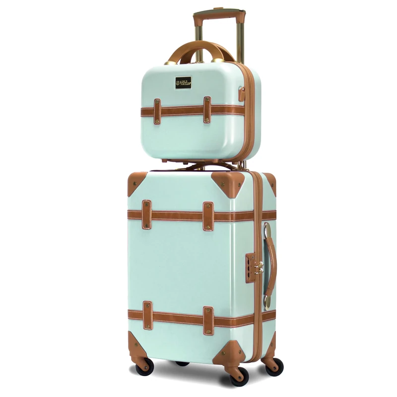 World Traveler VentureX Airline Approved Carry-On Luggage – Lightweight Hardside Polycarbonate Suitcase with Spinner Wheels, Gatsby Mint, 2-Piece Carry-On Set, Venturex Airline Approved Carry-on