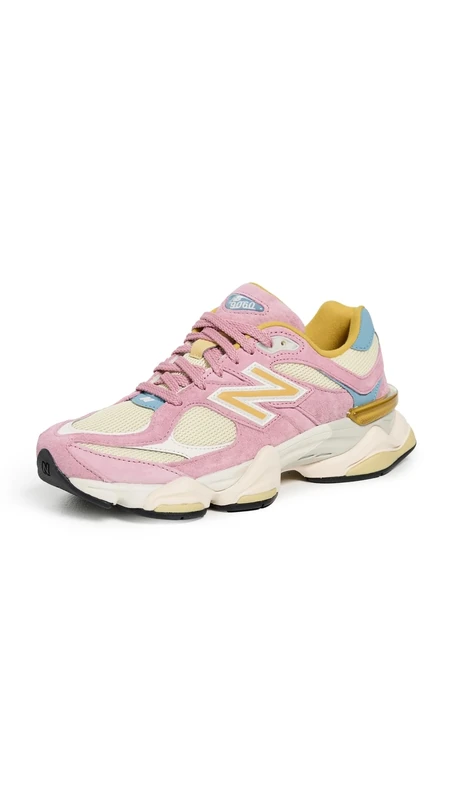 New Balance Kid's 574 V1 Lace-Up Sneaker, Pink/Beige, 11.5 Women/10 Men - Image 1