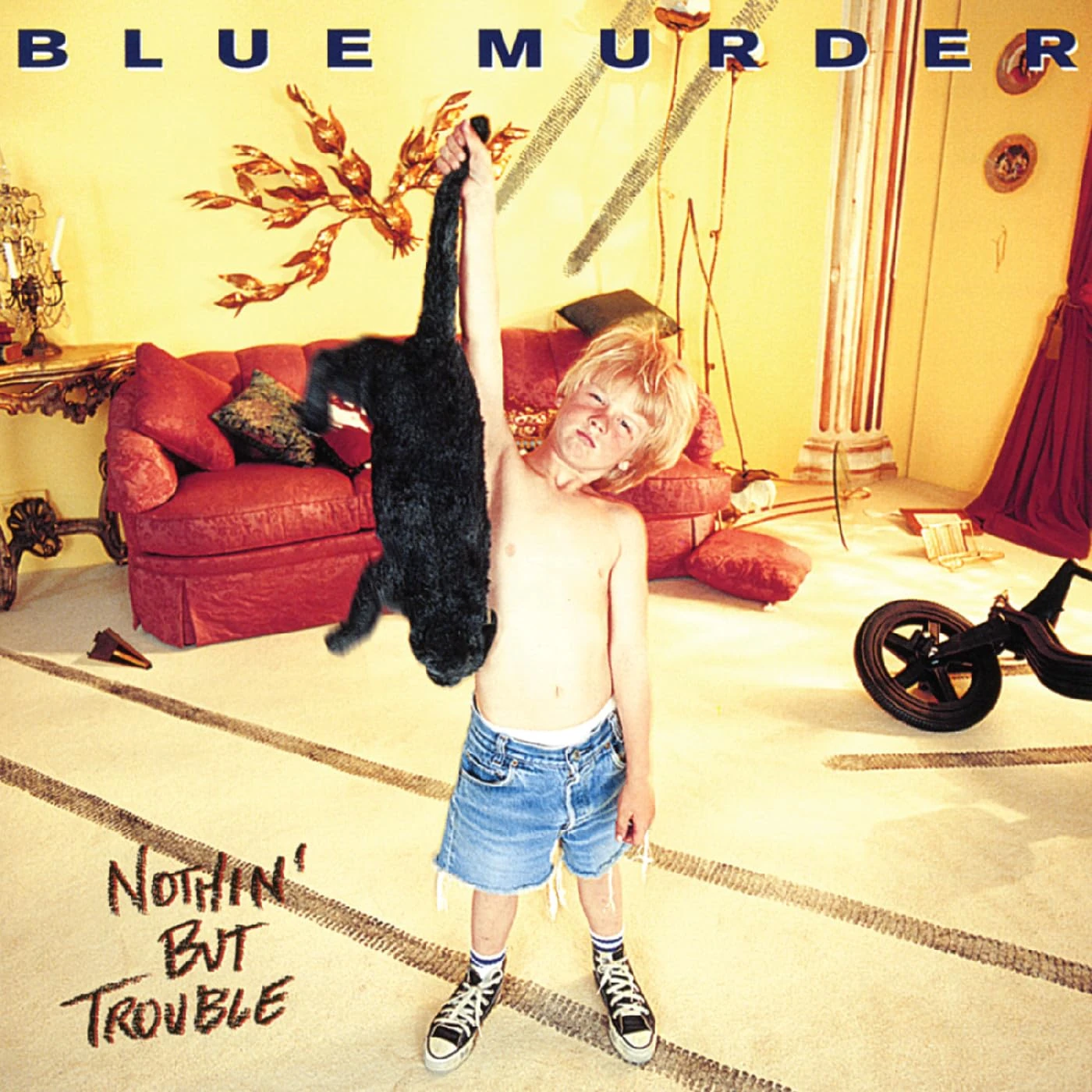 Nothin' But Trouble (Blue with Black Cat Swirl Vinyl) [VINYL]