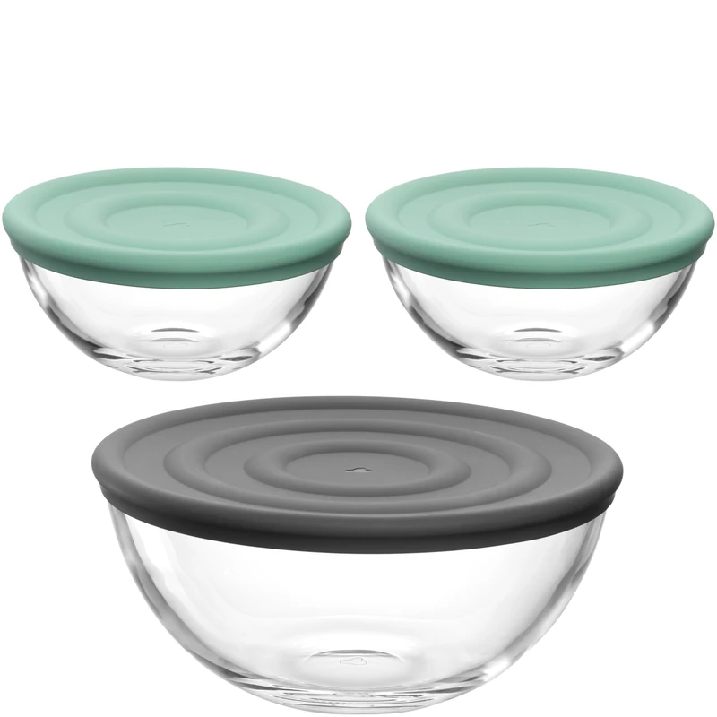 LEONARDO HOME Cucina Bowl Set • 6 Piece Set • for Storage, Preparation and Serving • Timeless • Stackable and Suitable for Everyday Use • Ideal for Kitchen and Supplies • Height 15.3 cm