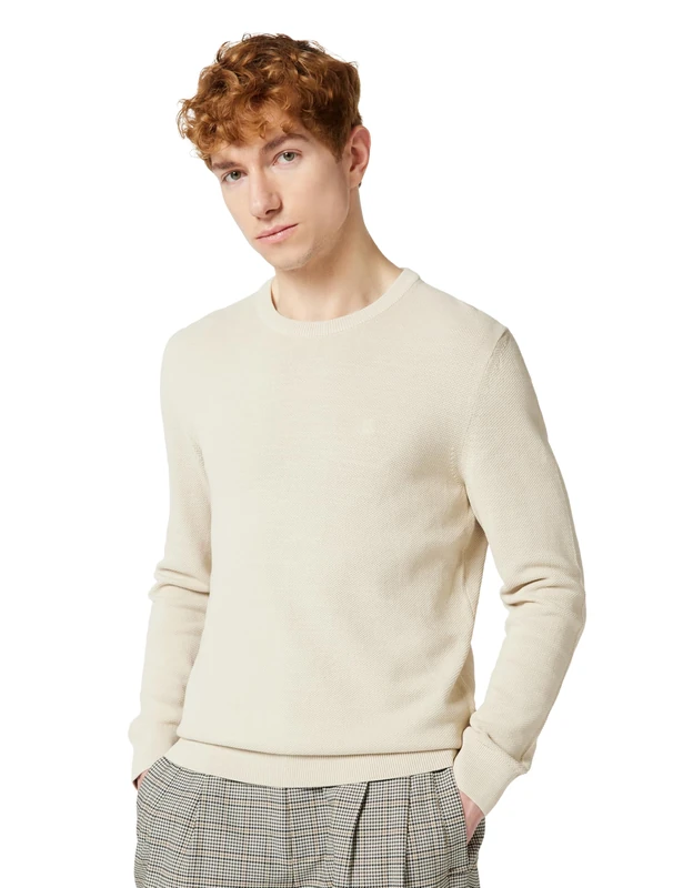 Marc O'Polo Men's Organic Cotton Crew Neck Sweater, 709, S