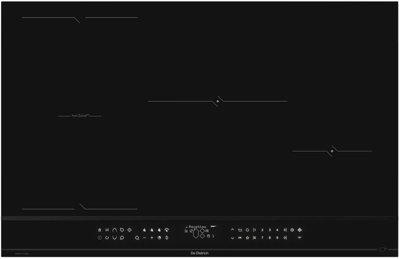 De Dietrich DPI4831BT, Induction hob Infinite Black, Black