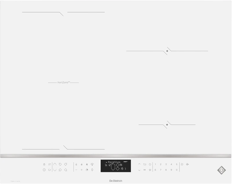 De Dietrich DPI4431W, Induction hob Eternal White, White