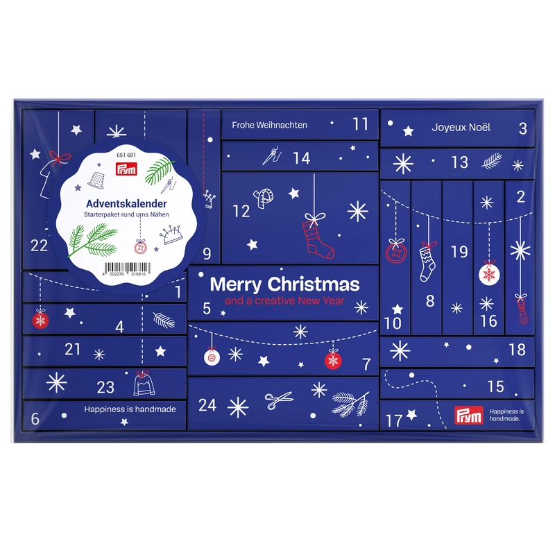 Prym Advent Calendar 2025 - 24-Piece Sewing Accessory Set