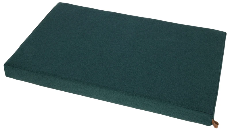 Kerbl Pet Memory Foam Mattress Olive for Dogs with Joint Problems, Orthopaedic, Washable Cover, Made in Italy, English Green, 100 x 60 x 8 cm