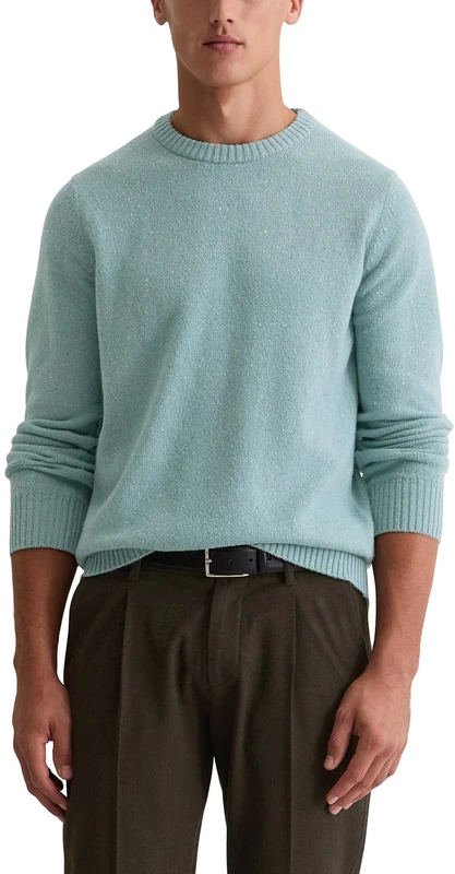 Marc OߴPolo Men's Regular Fit Round Neck Knitted Jumper, Blue (Arctic Blue), S