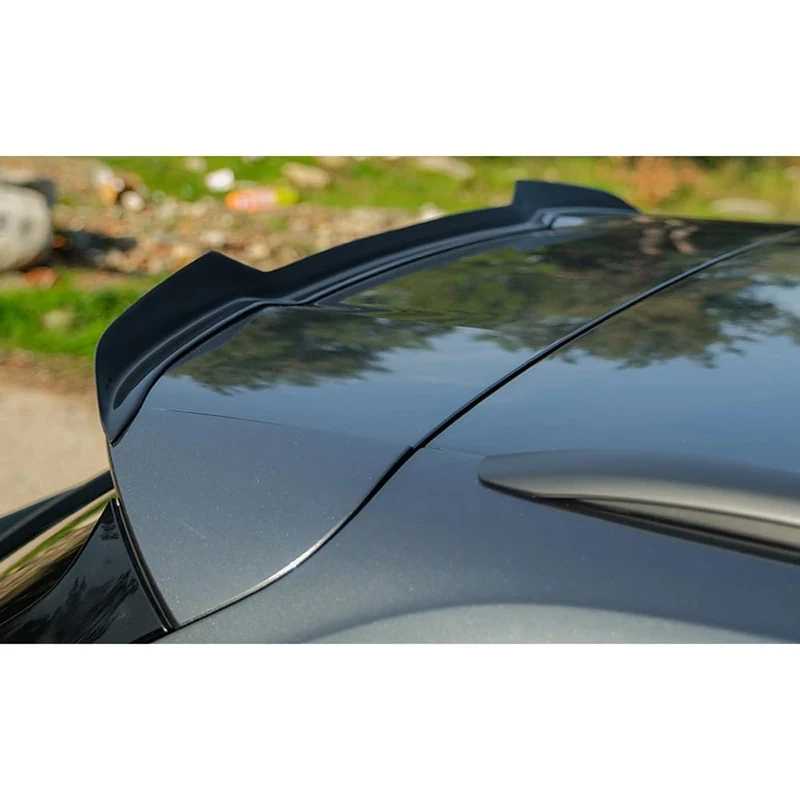 Oneway Roof Spoiler (Cap) compatible with Audi Q5 (FY) S-Line Facelift 2020-2024 excl. Sportback - Gloss black