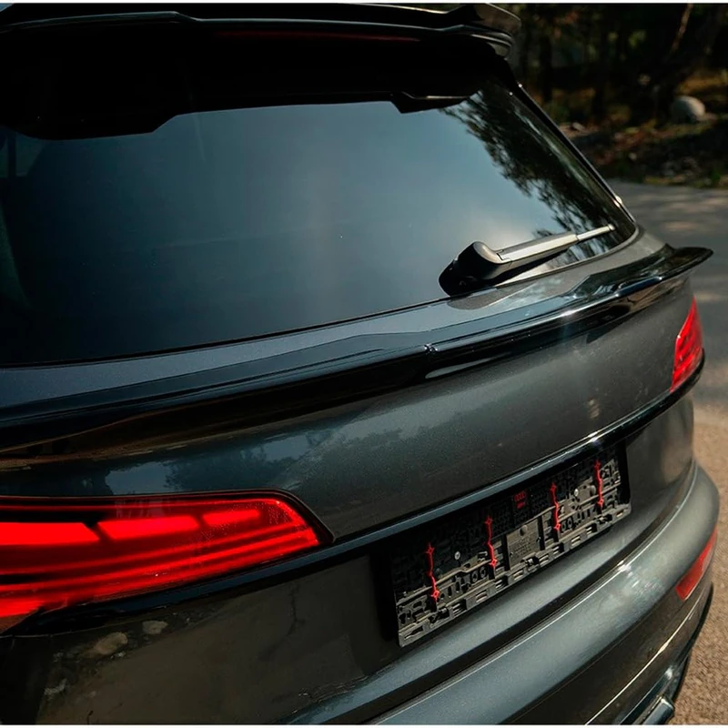 Oneway Trunk Spoiler compatible with Audi Q5 (FY) S-Line Facelift 2020-2024 excl. Sportback - Gloss black