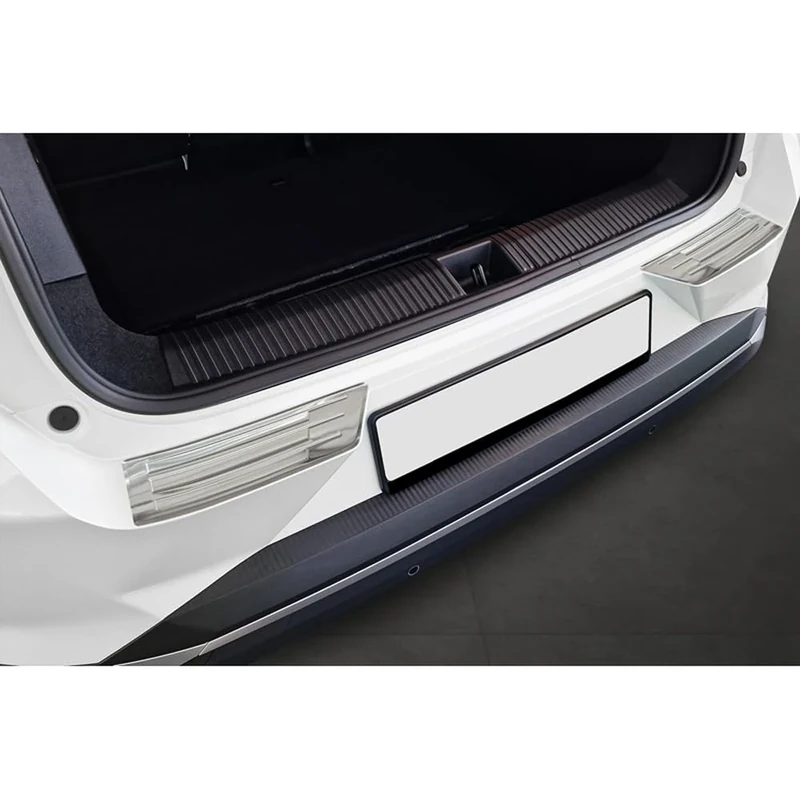 Avisa Stainless Steel Rear bumper protector compatible with Renault Scenic E-Tech 2024- 'Ribs'