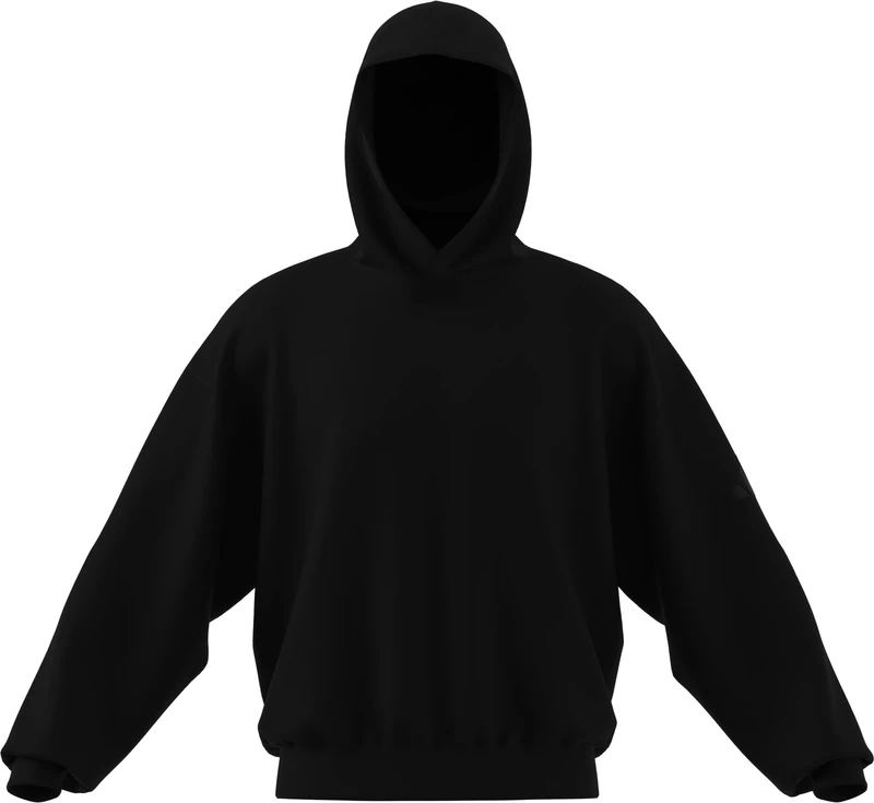 adidas Men's Soft Lux Hoodie Sweatshirt, black, L Tall - Image 1