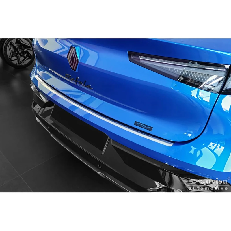 Avisa Stainless Steel Rear bumper protector compatible with Renault Rafale 2023- 'Ribs'