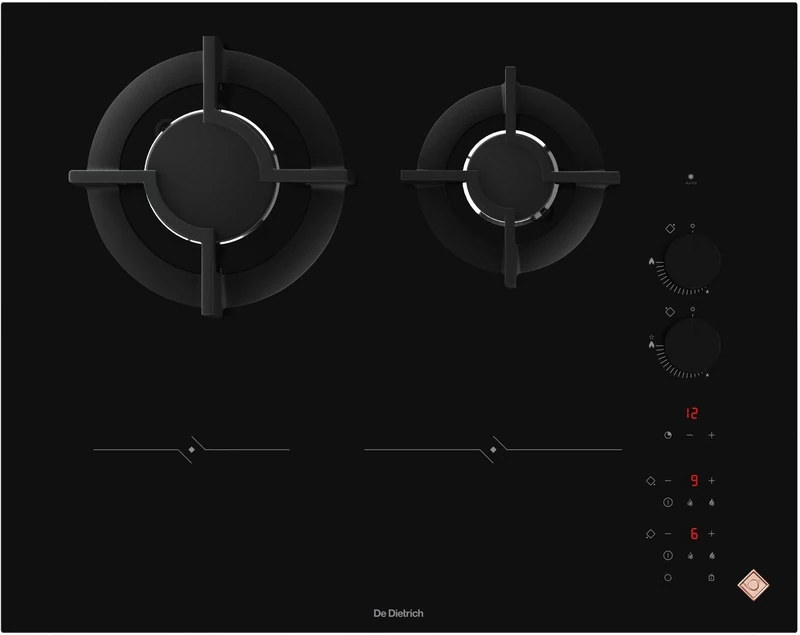 De Dietrich DPI4602HM, Gas induction hob Heritage, Black
