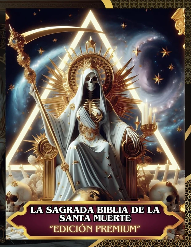 La Sagrada Biblia de la Santa Muerte Libro 1 de 2 Premium (A Todo Color): Génesis, Evangelio, Proverbios y Apocalipsis: Altares, Novenas por Cada ... Rituales y Oraciones para la Vida Diaria - Image 1