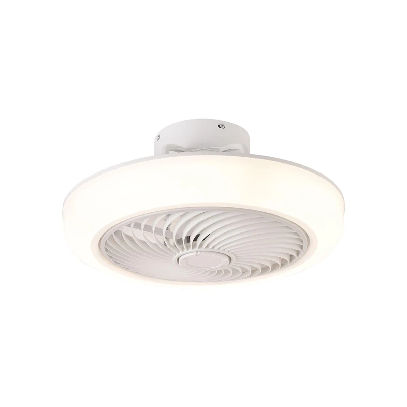 Melchioni Family | Ceiling Fan with LED Light, 6 Speed, Reverse Rotation, Timer, 3 Light Colours, Remote Control Included - 100W, 220-240V - Image 1