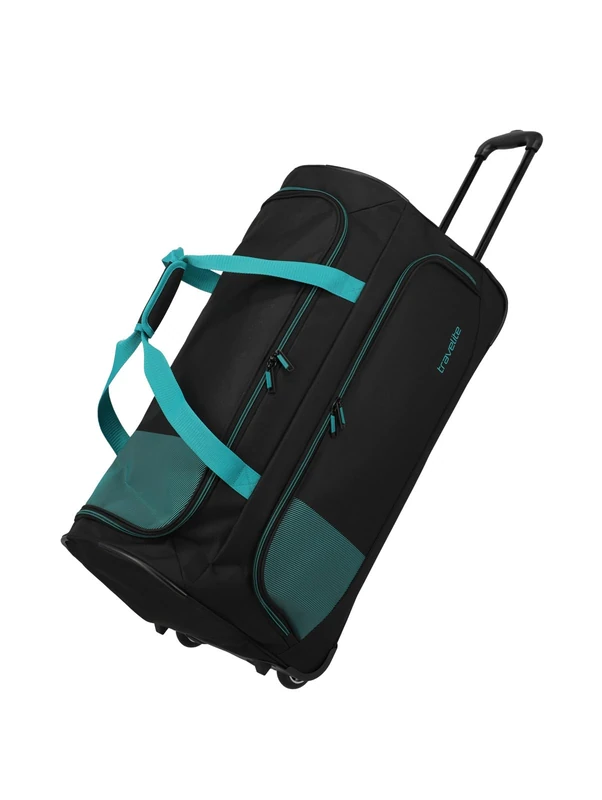 travelite Trolley Travel Bag with 2 Wheels, Basics Soft Luggage Travel Bag Made of Durable Polyester, 71 cm, 89 litres, 2.4 kg