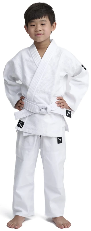 IPPONGEAR Future 2 Beginners & Children's Judo Suit Martial Arts Suit Including Belt (Supplier of the German National Team, Elasticated and Lace-Up Waistband on Trousers, 335 g/m² Fabric Density - Image 1