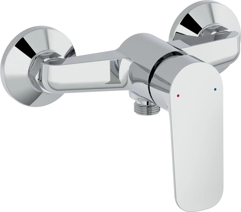 Jacob DELAFON Oscar Chrome Wall Mounted Shower Tap E29843-CP - Image 1