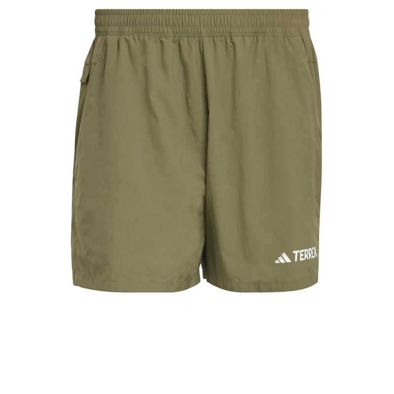 adidas Men's Terrex Multi Shorts, Olive strata, M