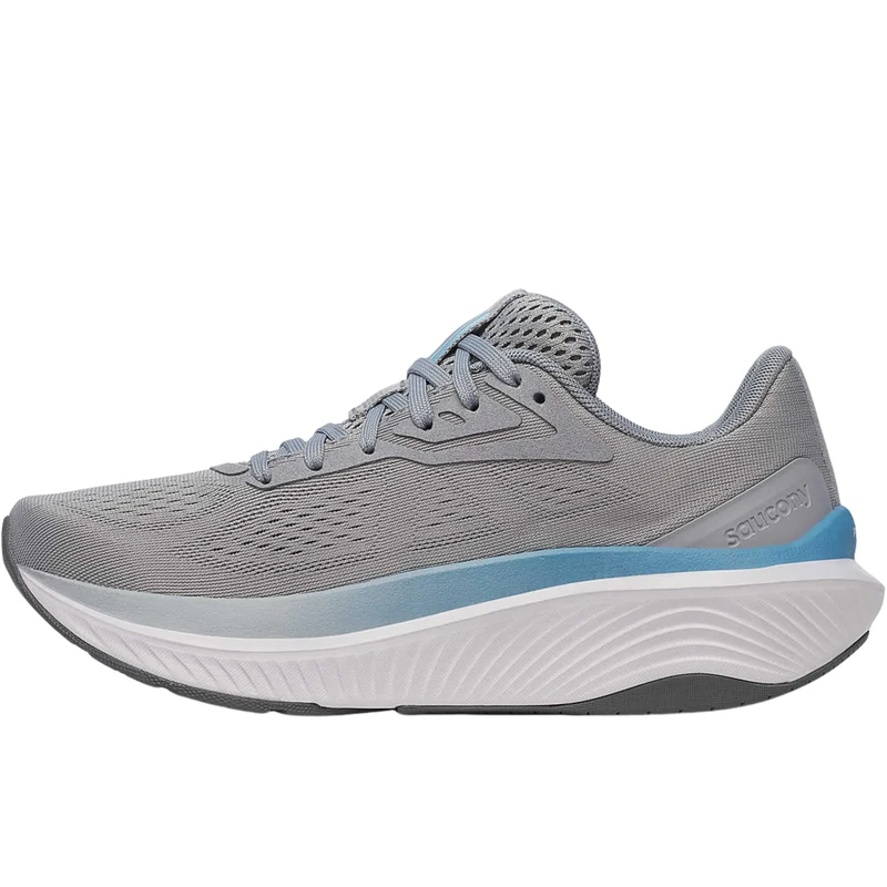 Saucony Women's Echelon 10 Sneaker, Flint/Breeze, 7.5 UK