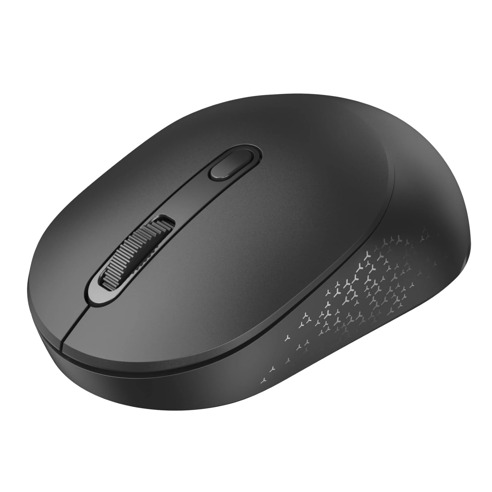 TECKNET Wireless Mouse, Bluetooth Mouse (BT5.2/3.0 & 2.4G), Computer Mice Silent Portable,1600 DPI Optical Mouse Sensor, Ergonomic Cordless Mouse for Laptop PC Mac, 18 Month Battery, Black