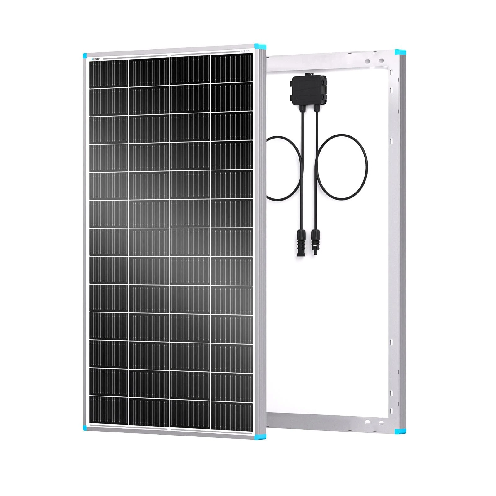 Renogy 16BB N-Type 200 Watt Solar Panel, 24V 200W Solar Panel 25% High-Efficiency, PV Module Power Charger for RV Marine Cabin Roof Home Farm Battery and Other Off-Grid Applications