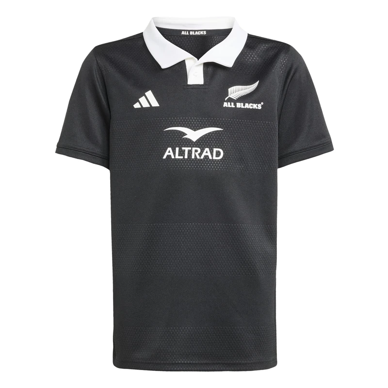 adidas Boy's All Blacks Home Replica Jersey Kids Shirt, All Black, 13-14 Years