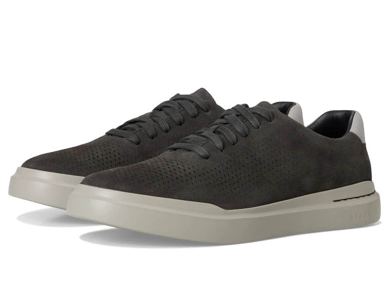 Cole Haan Men's Grandpro Rally Laser Cut Sneaker, Raven Suede/Paloma, 10-M UK - Image 1