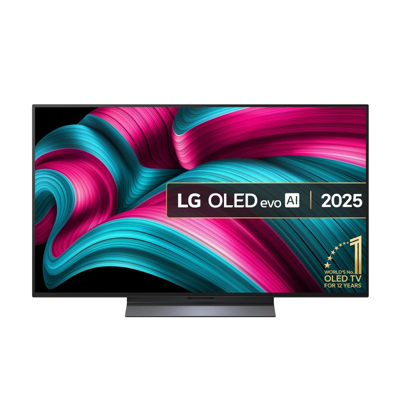 LG OLED48C55LA 48-Inch OLEDevo AI 4K UHD Smart TV, (α9 AI Processor, Dolby Atmos, Freeview Play and Amazon Alexa, 120Hz) [Model 2025]