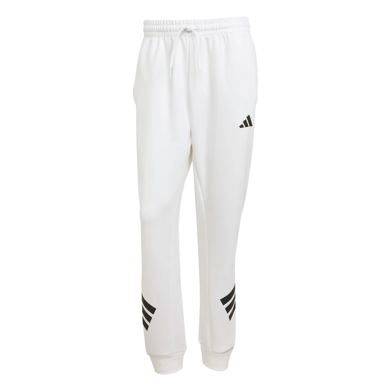 adidas Men's Future Icons Three Stripes Pant, White, L