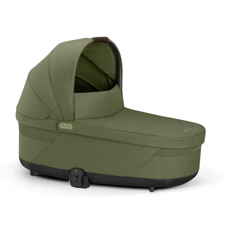 CYBEX Gold COT S LUX Carrycot, from Birth to Approx. 6 Months (max. 9 kg), for CYBEX Balios S Lux and Talios S Lux, Moss Green