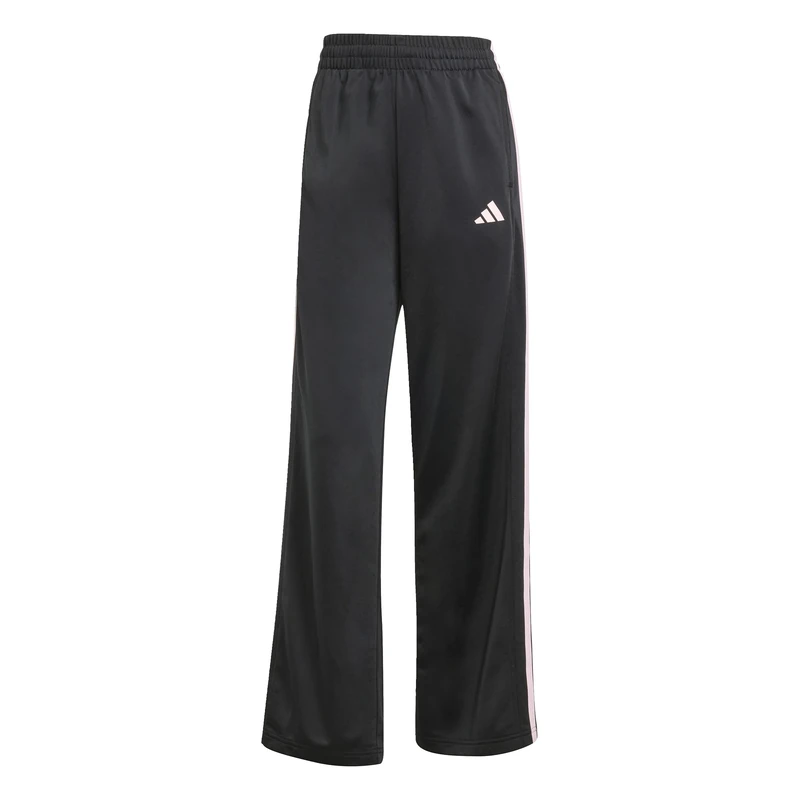 adidas Women's 3S Fashion Trackpant, Black/Clear Pink, XL